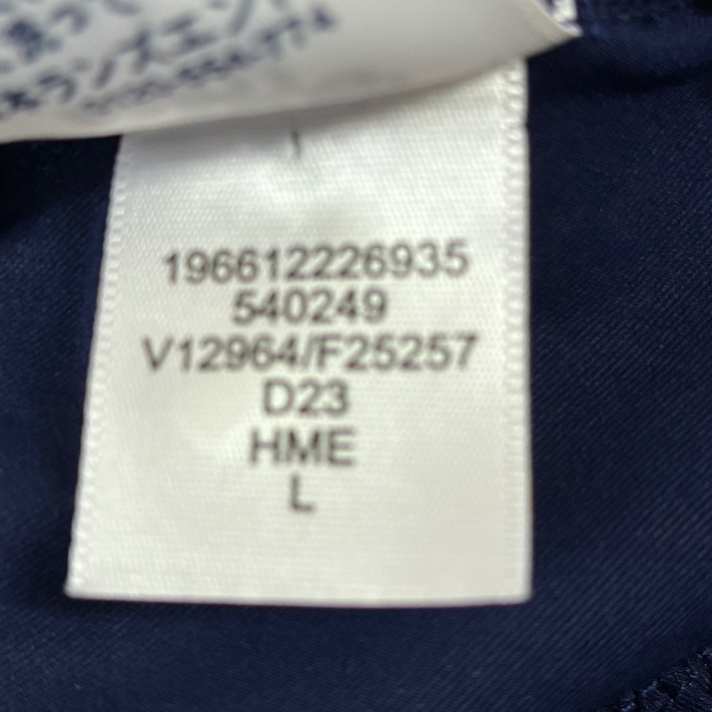 Lands End Women Navy Blue Tiered Ruffle Tankini Top Swimsuit 540249 Size L 14-16 - Picture 4 of 6